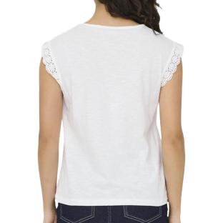T-Shirt Blanc Femme JDY Salva vue 0