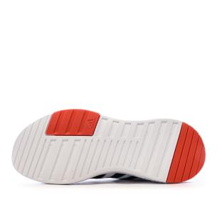 Baskets Blanches/Noires Garçon Adidas Racer vue 5