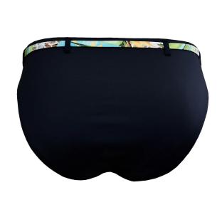 Braguita de bikini negra para mujer «Grain de Sable» con colgante ver 0
