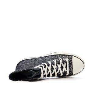 Baskets Grises Foncées Femme Converse Chuck Taylor All Star Glitter vue 5