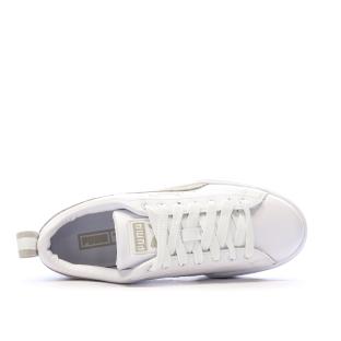Baskets Blanc/Beige Femme Puma Mayze 381983 vue 4
