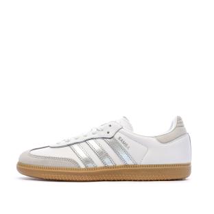 Baskets Blanches/Argent Femme Adidas Samba Og W vue 0
