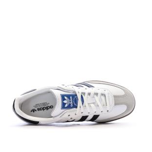 Baskets Blanches/Noires Garçon/Fille Adidas Samba vue 4