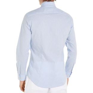 Chemise Bleu Clair/Blanc Homme Tommy Hilfiger Oxford vue 2