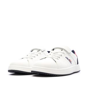 Baskets Blanc/Marine Garçon Ellesse Santo vue 0