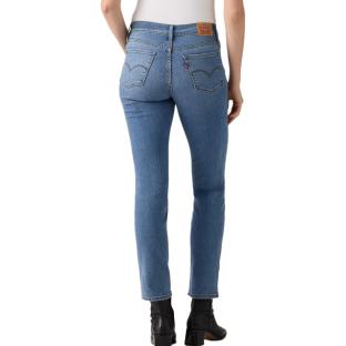 Jean 724 Bleu Femme Levi's Shaping Slim Med Indigo vue 2