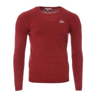 Pull Rouge Homme Lee Cooper Ober pas cher