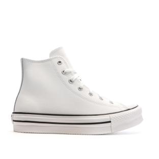Baskets Blanches Fille Converse All Star Eva Lift vue 2