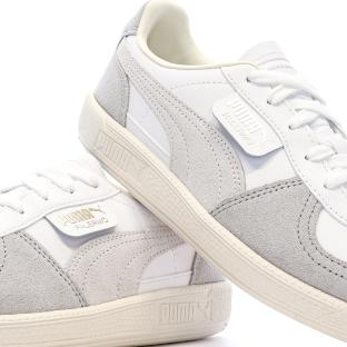 Baskets Blanche/Grise Fille Puma Palermo Moda Vintage vue 0