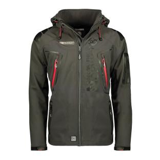 Blouson Gris/Vert Homme Geographical Norway Techno pas cher
