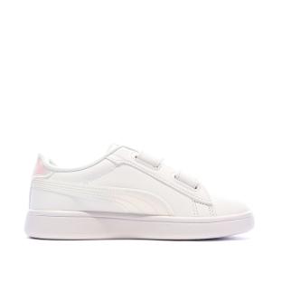 Zapatillas blancas para niña Puma Smash 3.0 HoloS ver 0