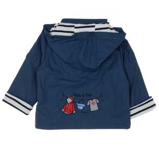Parka ciré Bleu Foncé Fille Win's Junior vue 2