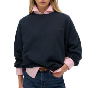 Sweat Noir Femme Superdry Essential pas cher