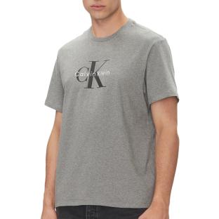 T-Shirt Gris Homme Calvin Klein Jeans Hero vue 0