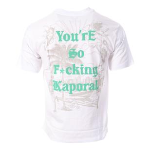 T-Shirt Blanc Homme Kaporal TORINH25M11 vue 2