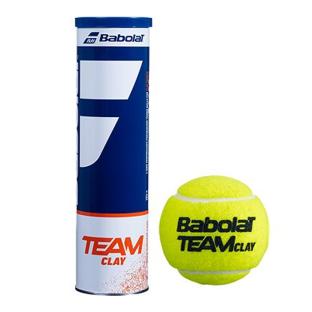 Lot de 4 Balles de tennis Babolat Team Clay pas cher