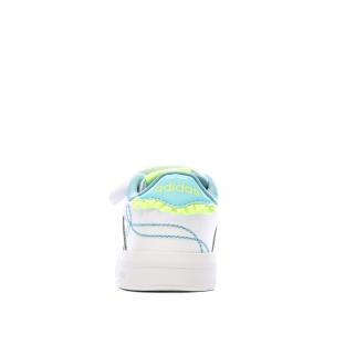 Baskets Blanc/Argent Enfant Adidas Grand Court vue 0