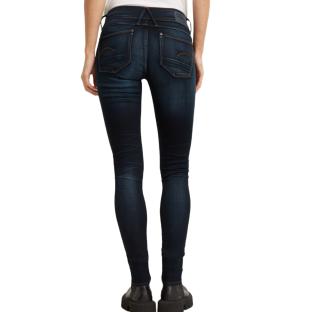 Jean Slim Bleu Foncé Femme G-Star 60367 vue 2