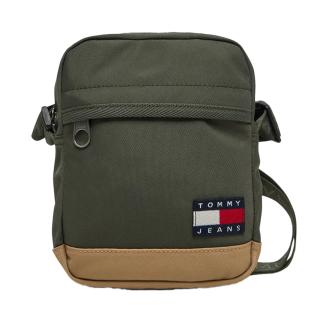 Sacoche Kaki Homme Tommy Hilfiger Square pas cher