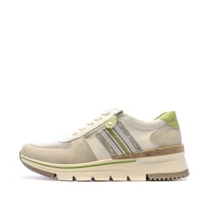 Baskets Blanche/Grise Femme Relife Jolene vue 0