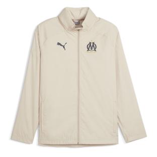 OM Veste Coupe Vent Beige Homme foot Puma 2023/2024 pas cher