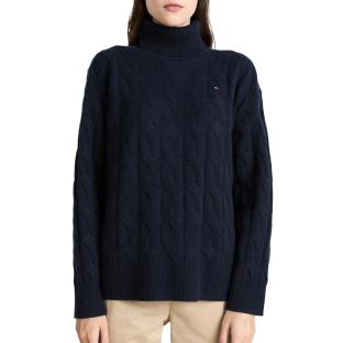 Pull Marine Femme Tommy Hilfiger Soft pas cher
