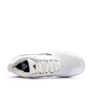 Chaussures de Tennis Blanches Homme Adidas Courtjam Control M vue 4