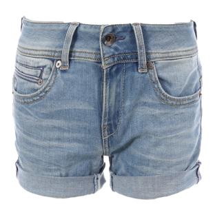 Short Bleu Femme G-Star RAW Altered pas cher