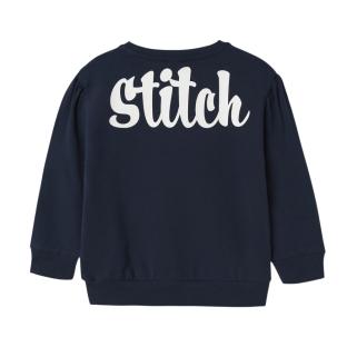 Sweat Marine Fille Name it Stitch vue 2
