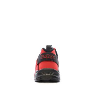 Baskets Noires/Rouge Garçon Kappa San Puerto Lace vue 0