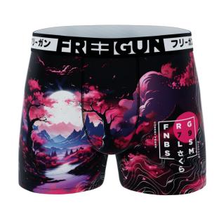Boxer Noir/Rose Garçon Freegun Cerisier vue 0