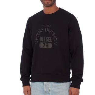 Sweat Noir Homme Diesel Felpa9XX pas cher