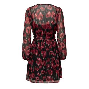 Robe Rouge/Noire Femme Only Marise vue 2
