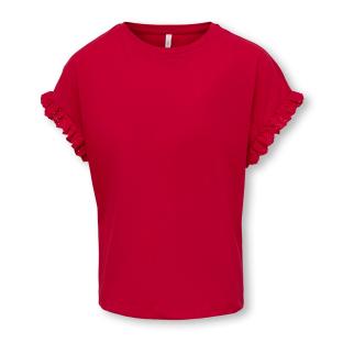 T-shirt Rouge Fille Kids ONLY Giris vue 0