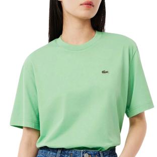 T-shirt Vert Femme Lacoste TF7215 vue 0