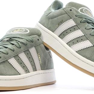 Campus Baskets Verte clair Femme Adidas vue 7
