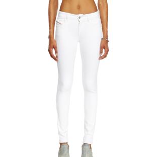 Jean Slim Blanc Femme Diesel 2015 Babhila pas cher