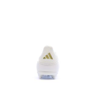 Chaussures de football Blanches/Doré Garçon Adidas F50 League vue 0