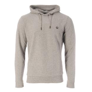 Sweat à Capuche Gris Clair Homme Petrol Industries Sweater Hooded pas cher