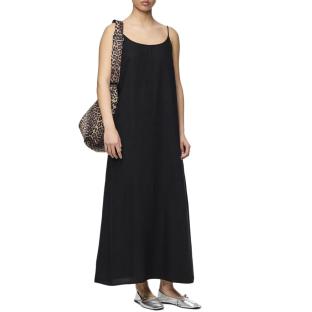 Robe Noire Femme Pieces Pia vue 0