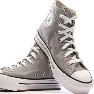 Baskets Grises Femme/Fille Converse Chuck Taylor All Star Eva vue 0