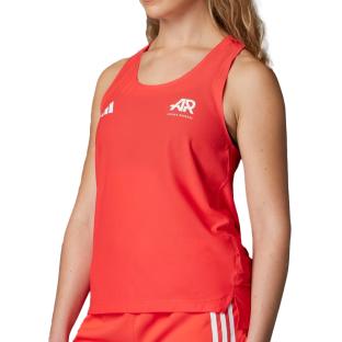 Débardeur de running Rouge Femme Adidas Otr Ar Singl W vue 0