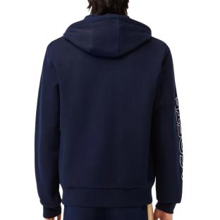 Sweat Marine/Beige Homme Lacoste SH1416 vue 0