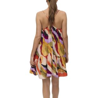 Robe Coloré Jaune/Écru Femme Vero Moda Tilly Singlet vue 2