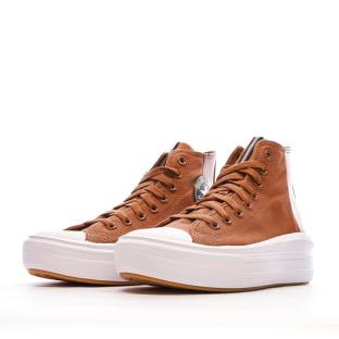 Baskets Marrons Femme Converse All Star Move Platform vue 6