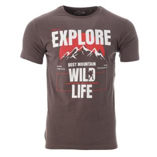 T-shirt Marron Homme Best Mountain 2005 pas cher