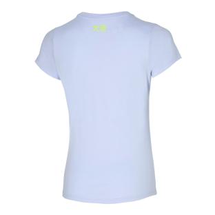 T-shirt Bleu Femme technique Mizuno Athletic K2GA2202-03 vue 2