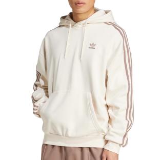 Sweat à Capuche Écru/Marron Homme Adidas Baggy Hoodie vue 0