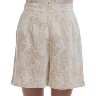 Short Beige Femme Teddy Smith Floralio vue 0