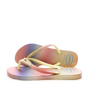 Tongs Multicolores Femme Havaianas Hav Slim Gradient Sun pas cher